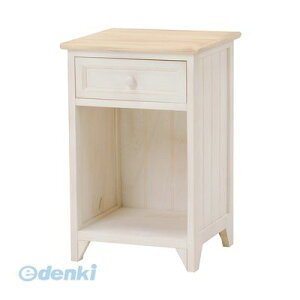 MCH-5279NAW 直送 代引不可・他メーカー同梱不可 サイドチェストMCH5279NAW アンティークホワイト 木製 タンス シャビーシック 置台 収納 ナチュラル 収納家具 かわいい