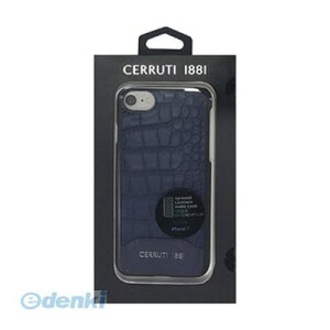 (LINE�N�[�|���L)�y���F1�z ���� ����s�E�����s�� CEHCP7MCNA CERRUTI Crocodile Print Leather �| Hard Case �| Navy �G�A�[�W�F�C