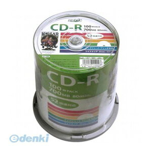 yF1z  sEs HDCR80GP100 HI DISC CD|R 700MB 100Xsh f[^p 52{Ή Chv^u