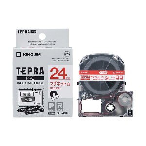 �����E����s�� KING JIM(�L���O�W��) �e�v��PRO�e�[�v �}�O�l�b�g 24mm ��/�ԕ��� KJ-SJ24SR �ʏ��i�̓��������s��
