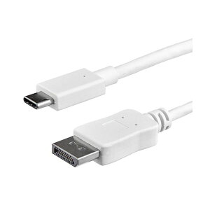 Es StarTech.com USB TypeC-DisplayPort ϊfBXvCA_v^P[u 1m 4K^60Hz zCgCDP2DPMM1MW 1{ ʏi̓s