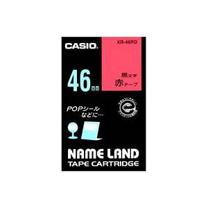 �����E����s�� (�Ɩ��p2�Z�b�g) CASIO �J�V�I �l�[�������h�p���x���e�[�v �y���F46mm�z XR-46RD �Ԃɍ����� �ʏ��i�̓��������s��