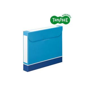 直送・代引不可（まとめ）TANOSEE ファイルボックス A4 背幅53mm 青 50冊別商品の同時注文不可 【レビューで送料無料】