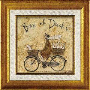 直送・代引不可 ユーパワー サム・トフト Gel加工 アートフレーム Sサイズ 「アヒル ボックス」 別商品の同時注文不可