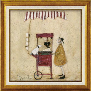 直送・代引不可 ユーパワー サム・トフト Gel加工 アートフレーム Mサイズ 「ポップコーン タイム」 別商品の同時注文不可