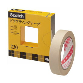 直送・代引不可 3M スコッチ ドラフティングテープ230 大巻 24mm×30m 230-3-24 1セット(5巻) 別商品の同時注文不可