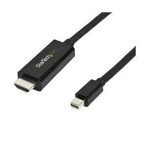 Es StarTech.com Mini DisplayPort-HDMIϊP[u 3m ubN MDP2HDMM3MB1{ ʏi̓s