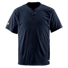 直送・代引不可デサント（DESCENTE） ベースボールシャツ（2ボタン） （野球） DB201 ブラック L別商品の同時注文不可
