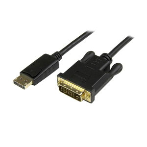 Es StarTech.com DisplayPort-DVIϊP[uA_v^ 91cm IX^IX 1920×1200Ή ubNDP2DVI2MM3 1{ ʏi̓s