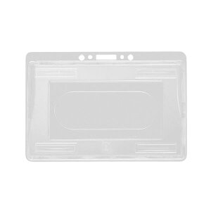 直送・代引不可 (まとめ) ライオン事務器名札用ホルダー ヨコ型 ハードタイプ(IDカード2枚用) N216H-2P 1パック(2枚) 【×3セット】 別商品の同時注文不可