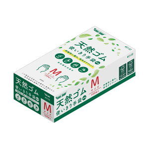 直送・代引不可 (まとめ) 川西工業天然ゴム使いきり手袋 粉なし M #2132 1箱(100枚) 【×5セット】 別商品の同時注文不可