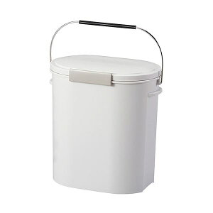 直送・代引不可 アスベル エバン生ゴミペール 11L 中バケツ付き ホワイト A6008 1台 別商品の同時注文不可