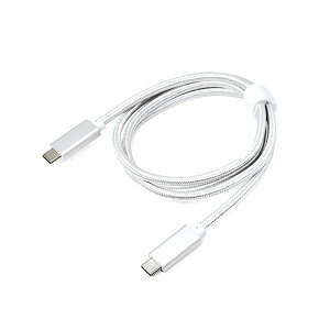 Es y5Zbgz {gXgeNmW[ JTT USB3.2 Gen2 TYPE-C to TYPE-CP[u 1m SLIVER JTCC322-10SVX5 ʏi̓s