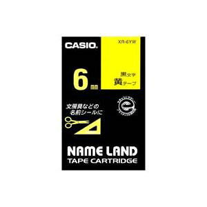 �����E����s��(�Ɩ��p5�Z�b�g) CASIO �J�V�I �l�[�������h�p���x���e�[�v �y���F6mm�z XR-6YW ���ɍ������ʏ��i�̓��������s��