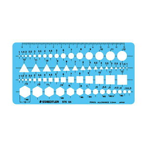 直送・代引不可 (まとめ) ステッドラー テンプレート 組合せ定規 エッジ付 976 04 1枚 【×5セット】 別商品の同時注文不可