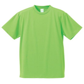 直送・代引不可UVカット・吸汗速乾・5枚セット・4.1オンスさらさらドライ Tシャツブライトグリーン XXXL別商品の同時注文不可