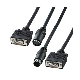 直送・代引不可 サンワサプライ ディスプレイ工事配線ケーブル(アナログRGB) KC-K100 別商品の同時注文不可