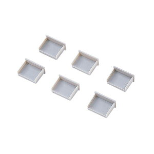 直送・代引不可(まとめ) サンワサプライ USBコネクタキャップ つめなし TK-UCAP2-20 1パック(20個) 【×4セット】別商品の同時注文不可