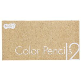 直送・代引不可（まとめ） TANOSEE 色鉛筆 12色（各色1本） 1セット 【×10セット】別商品の同時注文不可