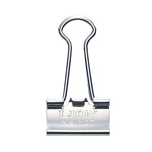 直送・代引不可 (まとめ)ライオン事務器 バインダークリップ ニッケルメッキ 小 口幅19mm No.107N 1箱(10個) 【×30セット】 別商品の同時注文不可