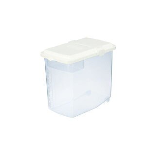 直送・代引不可 (まとめ) 米びつ革命/ライスストッカー 【10kg】 スライドポケット付き キッチン用品 クリア 【×15個セット】 別商品の同時注文不可
