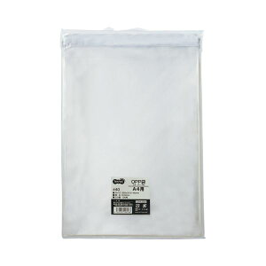 直送・代引不可 TANOSEE OPP袋 フタ・テープ付A4用 225×310+40mm 1セット(1000枚:100枚×10パック) 別商品の同時注文不可