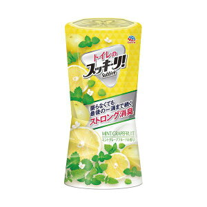 直送・代引不可 (まとめ)アース製薬 トイレのスッキーリ!ミントグレープフルーツ 400ml 1個【×10セット】 別商品の同時注文不可