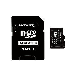 Es HIDISC microSDXCJ[h 256GB CLASS10 UHS-1Ή SDϊA_v^t HDMCSDX256GCL10UIJP3 ʏi̓s