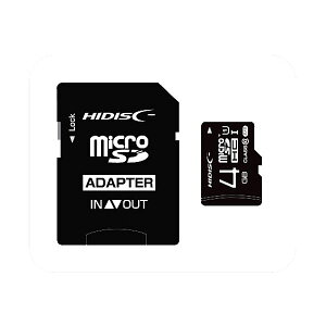 直送・代引不可 (まとめ) ハイディスク microSDHCカード4GB class10 UHS-I対応 SD変換アダプター付き HDMCSDH4GCL10UIJP3 1枚 【×10セット】 別商品の同時注文不可