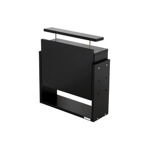 直送・代引不可 コレクションケース/収納棚 レギュラー 専用上置き 【ロータイプ 奥行19cm用 ブラック】 幅54.1cm 本体別売 【組立品】【代引不可】 別商品の同時注文不可
