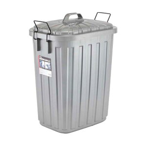 直送・代引不可 (まとめ) 岩崎工業 スーパーカン 角型 59L L-113CTG 1台 【×5セット】 別商品の同時注文不可