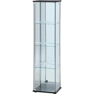 Es RNVP[X 42.5×s36.5×162cm 4i ubN KX wʃ~[ LED fBXvCP[X rOysz ʏi̓s