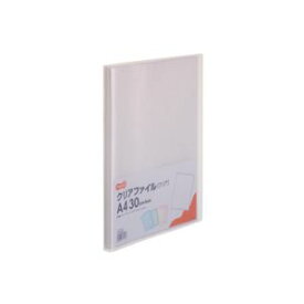 直送・代引不可 (まとめ) TANOSEE クリアファイル A4タテ30ポケット 背幅17mm クリア 1セット(10冊) 【×5セット】 別商品の同時注文不可