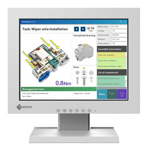 FDX1204T-TGY uvysE[J[sz EIZO DuraVision12.1C`J[tj^[(1024x768/DisplayPort(HDCP 1.3)AHDMI(HDCP 1.4)AD-Sub 15s(~j
