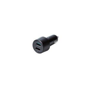 �G���R�� ELECOM MPA-CCUQ04BK �V�K�[�`���[�W���[�^2USB�|�[�g �������� �^QuickCharge3�D0�{USB1�|�[�g �ő�2�D4A �^�u���b�N MPACCUQ04BK