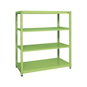 【個人宅配送不可】サカエ SAKAE RKN-5454 直送 代引不可・他メーカー同梱不可 RKラック 単体・均等耐荷重:250kg/段・4段タイプ RKN5454 グリーン