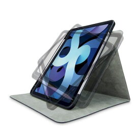 エレコム ELECOM TB-A20MSA360BK iPad Air 10．9インチ 第4世代 2020年モデル ケース カバー レザー 手帳 フラップ マグネット TPU ブラック TBA20MSA360BK
