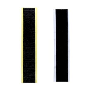 和気産業 BR029 強力面ファスナー バリバリテープ 激強力 幅25mmX長さ150mm 黒