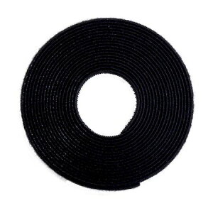 和気産業 BR052 強力面ファスナー バリバリバンド 幅10mmX長さ3000mm 黒
