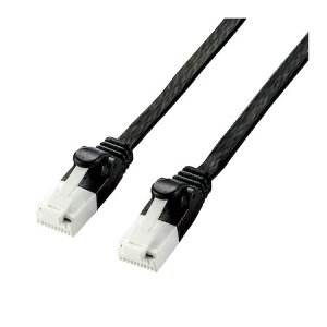 GR ELECOM LD-GFAT/BK70 LANP[u Cat6A c܂Ȃ tbg 7m ubN RJ45RlN^ 10Gbps RoHSwߏ 10 LDGFAT/BK70