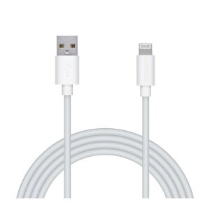 �G���R�� ELECOM MPA-UAL20WH iPhone�P�[�u�� ���C�g�j���O�P�[�u�� 2m iPad iPod �f�[�^�ʐM �[�d USB�|A Lightning �z���C�g MPAUAL20WH