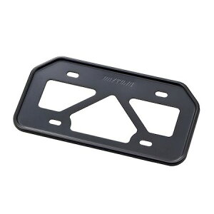 デイトナ DAYTONA 17655 バイク用 ナンバープレートホルダー 125cc以下 山型 原付用 ブラック 軽量型