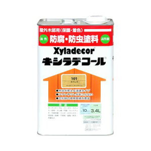 カンペハピオ 00017670080000 キシラデコール カラレス 3.4L 大阪ガスケミカル Kanpe Hapio ホビー用 Xyladecor屋外木部用【キャンセル不可】
