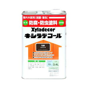 カンペハピオ 00017670430000 キシラデコール パリサンダ 3.4L 大阪ガスケミカル Hapio Kanpe ホビー用 Xyladecor屋外木部用【キャンセル不可】