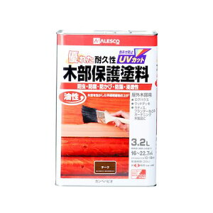 カンペハピオ 00237643511032 油性木部保護塗料 チーク 3.2L Hapio Kanpe 木部用 ALESCO 木材保護塗料【キャンセル不可】