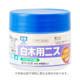 【11/10限定！抽選で最大100％ポイントバック】カンペハピオ 00737653732100 水性白木用ニスA つやけしとうめい 100ML Hapio Kanpe つやけし透明【キャンセル不可】