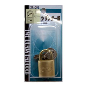 和気産業 4903757510036 VA−003 シリンダー錠 25mm WAKI TWEシリンダー錠 アイアイ 金物 ノーブランド