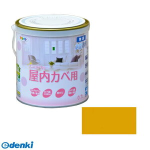 アサヒペン 4970925465207 New水性インテリア屋内カベ0.7Lマリーゴールド 屋内カベ用 NEW水性インテリアカラー屋内カベ NEWインテリアカラー屋内壁
