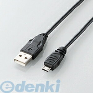 ELECOM �G���R�� U2C-AMB15BK Micro�|USB A�|MicroB �P�[�u�� U2CAMB15BK Micro-USB�P�[�u�� �u���b�N A-microB�^�C�v �m�[�}��