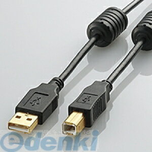 (LINE�N�[�|���L)ELECOM �G���R�� U2C-BF07BK �m�C�Y�ɋ����t�F���C�g�R�A�t��USB2�D0�P�[�u�� 0�D7m U2CBF07BK �u���b�N A-B�^�C�v AB�^�C�v �p�\�R�����Ӌ@�� TypeB